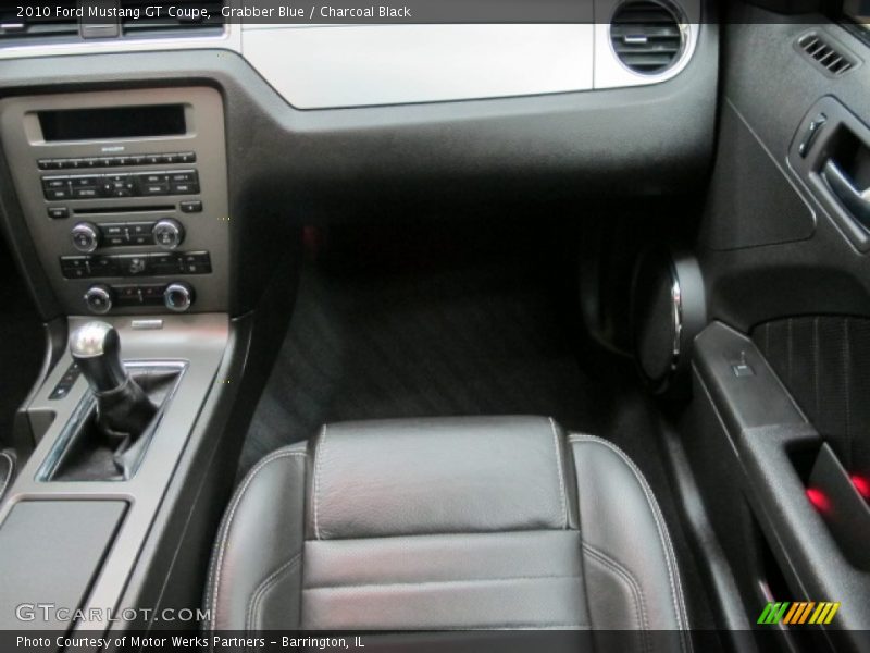 Grabber Blue / Charcoal Black 2010 Ford Mustang GT Coupe