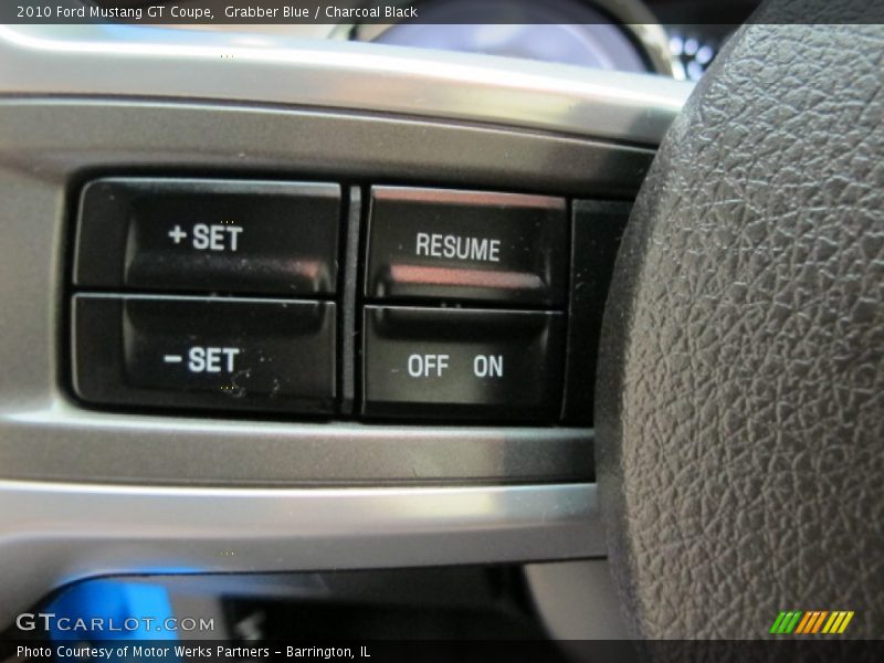 Controls of 2010 Mustang GT Coupe