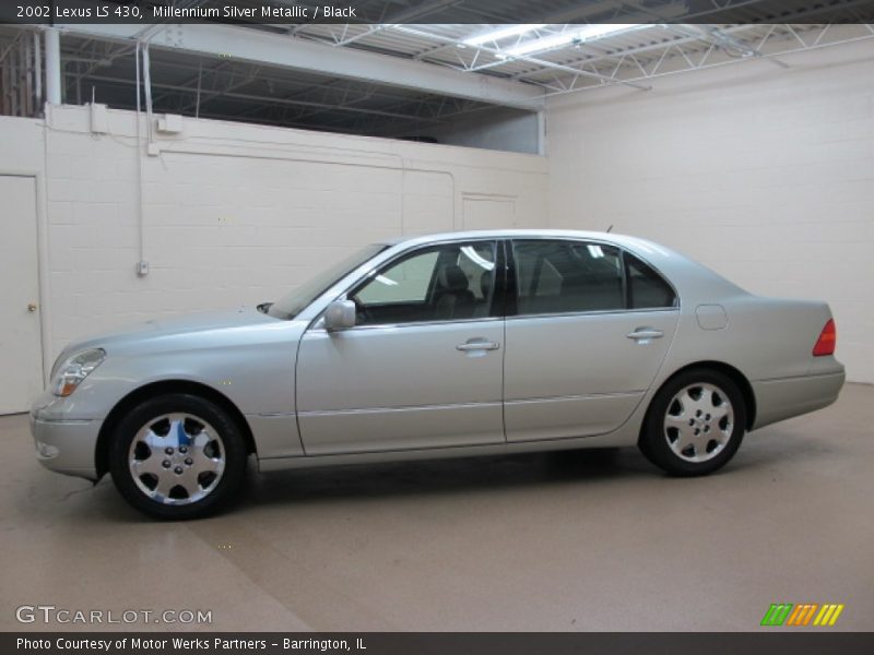 Millennium Silver Metallic / Black 2002 Lexus LS 430