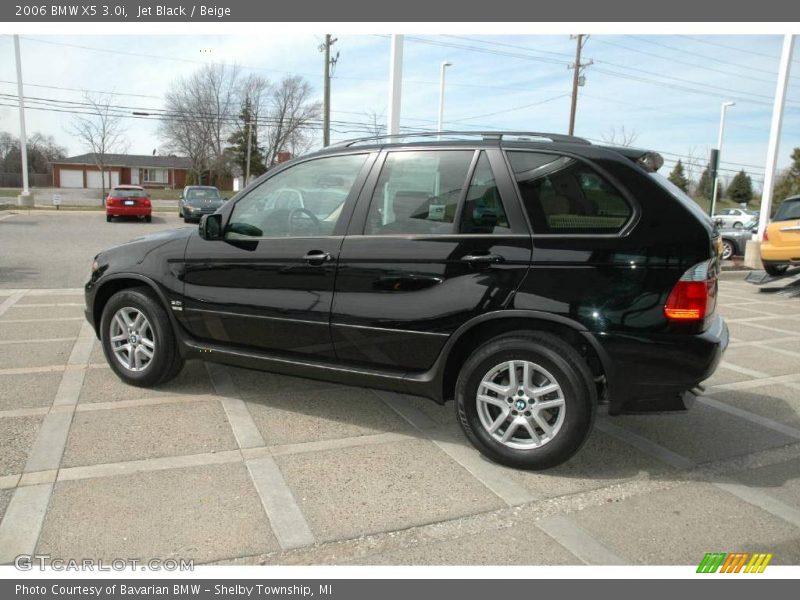 Jet Black / Beige 2006 BMW X5 3.0i