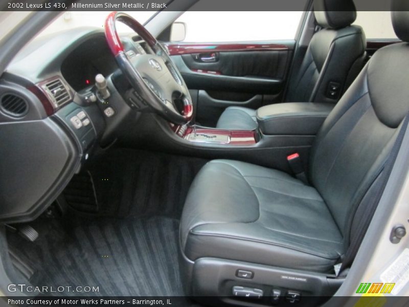 Millennium Silver Metallic / Black 2002 Lexus LS 430