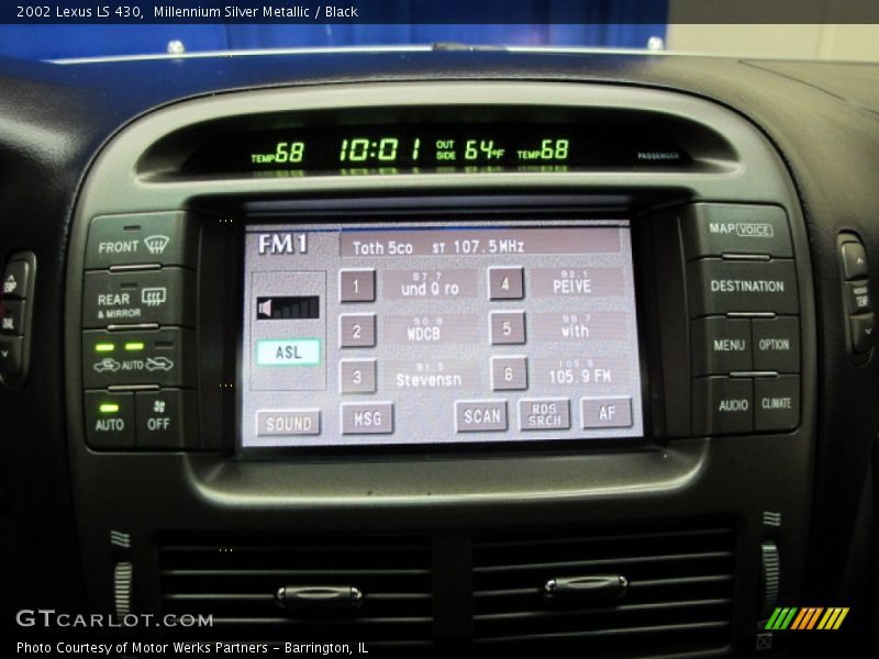 Millennium Silver Metallic / Black 2002 Lexus LS 430