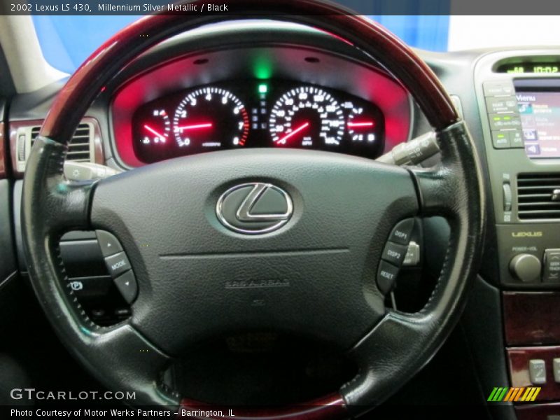 Millennium Silver Metallic / Black 2002 Lexus LS 430