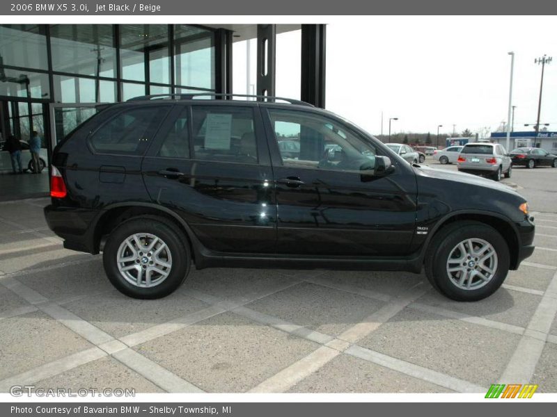 Jet Black / Beige 2006 BMW X5 3.0i