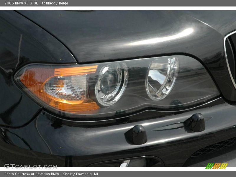Jet Black / Beige 2006 BMW X5 3.0i