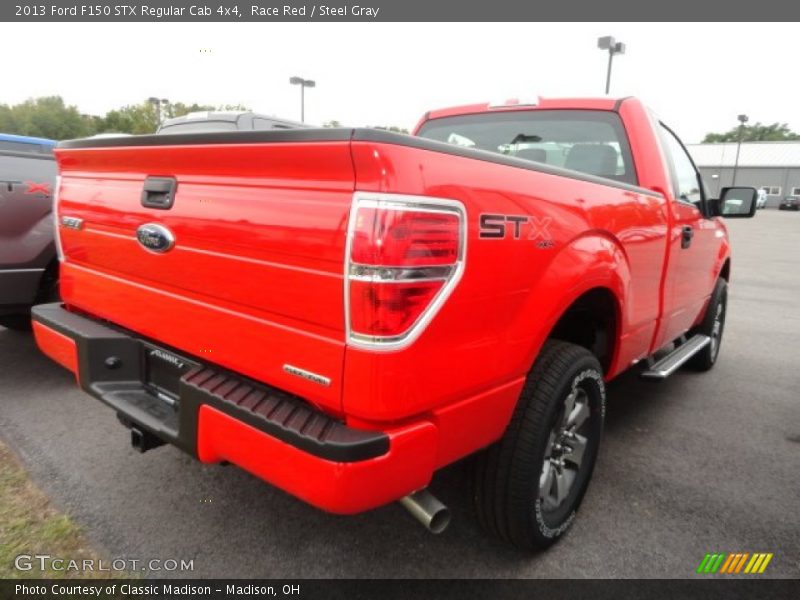 Race Red / Steel Gray 2013 Ford F150 STX Regular Cab 4x4
