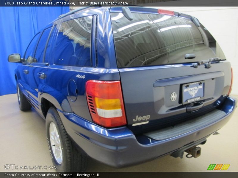 Patriot Blue Pearlcoat / Agate 2000 Jeep Grand Cherokee Limited 4x4