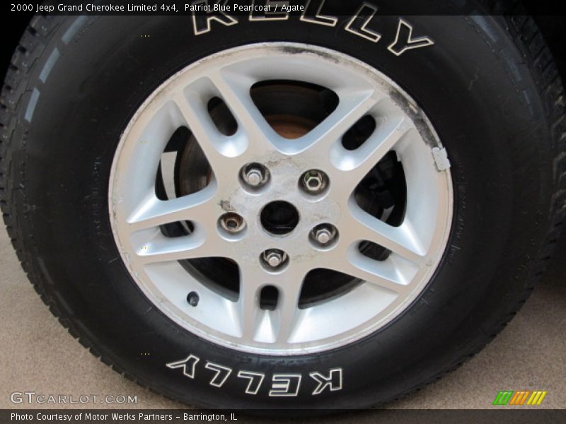 Patriot Blue Pearlcoat / Agate 2000 Jeep Grand Cherokee Limited 4x4