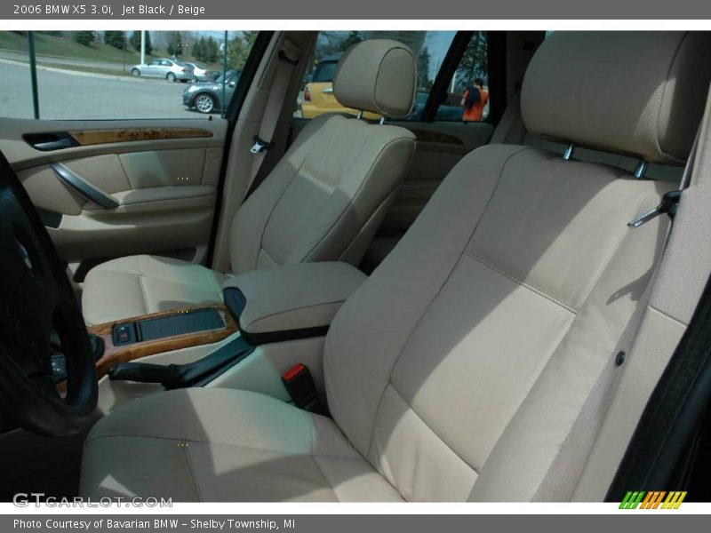 Jet Black / Beige 2006 BMW X5 3.0i