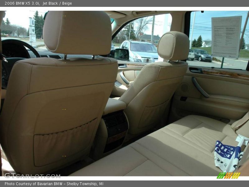 Jet Black / Beige 2006 BMW X5 3.0i