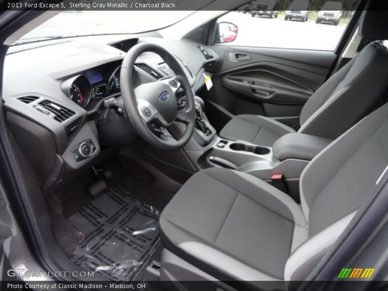 Sterling Gray Metallic / Charcoal Black 2013 Ford Escape S