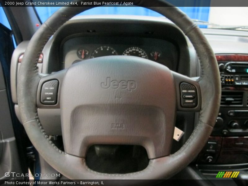 Patriot Blue Pearlcoat / Agate 2000 Jeep Grand Cherokee Limited 4x4