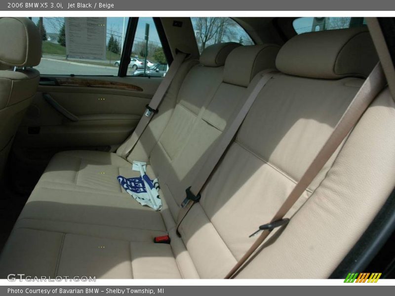 Jet Black / Beige 2006 BMW X5 3.0i