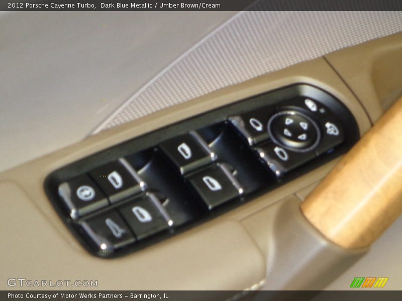 Dark Blue Metallic / Umber Brown/Cream 2012 Porsche Cayenne Turbo