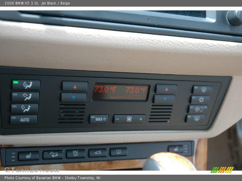 Jet Black / Beige 2006 BMW X5 3.0i