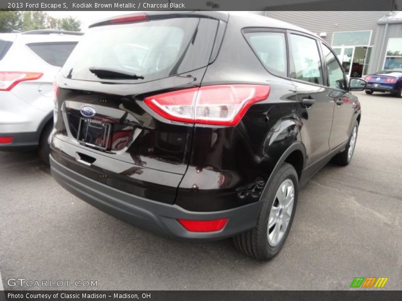 Kodiak Brown Metallic / Charcoal Black 2013 Ford Escape S