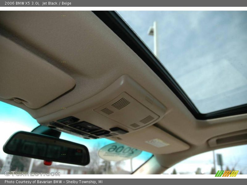 Jet Black / Beige 2006 BMW X5 3.0i