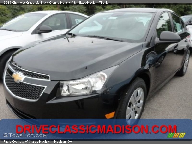 Black Granite Metallic / Jet Black/Medium Titanium 2013 Chevrolet Cruze LS