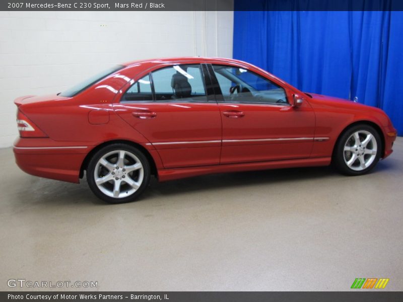 Mars Red / Black 2007 Mercedes-Benz C 230 Sport