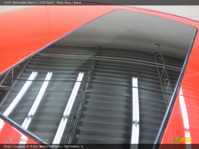 Mars Red / Black 2007 Mercedes-Benz C 230 Sport