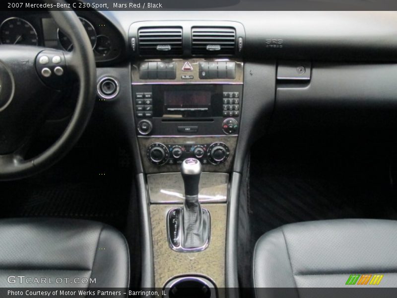 Mars Red / Black 2007 Mercedes-Benz C 230 Sport