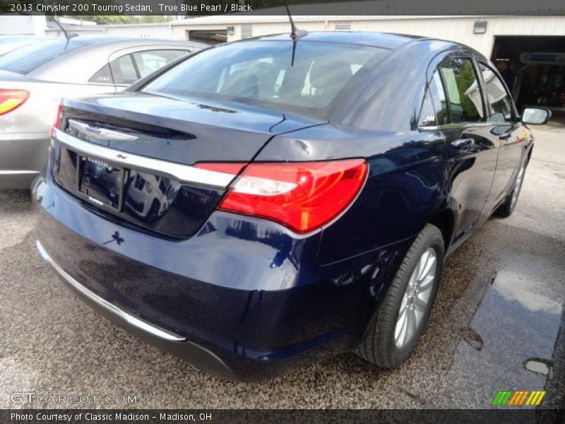 True Blue Pearl / Black 2013 Chrysler 200 Touring Sedan