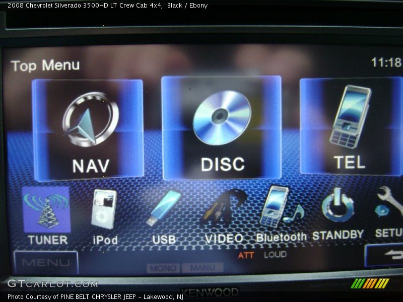 Black / Ebony 2008 Chevrolet Silverado 3500HD LT Crew Cab 4x4