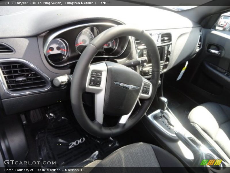 Tungsten Metallic / Black 2013 Chrysler 200 Touring Sedan