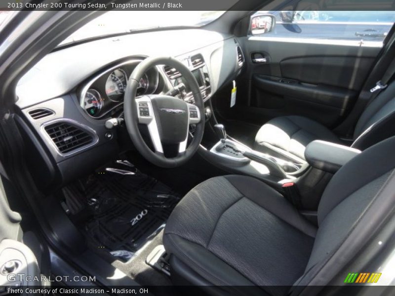 Tungsten Metallic / Black 2013 Chrysler 200 Touring Sedan