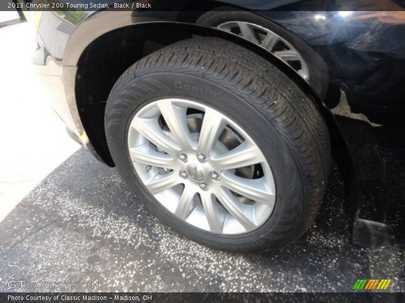 Black / Black 2013 Chrysler 200 Touring Sedan
