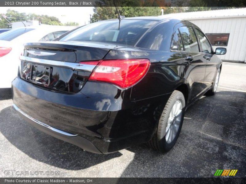 Black / Black 2013 Chrysler 200 Touring Sedan