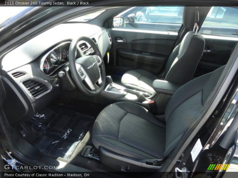 Black / Black 2013 Chrysler 200 Touring Sedan
