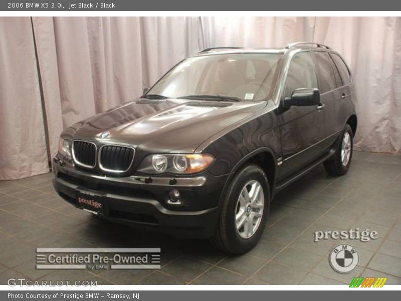 Jet Black / Black 2006 BMW X5 3.0i