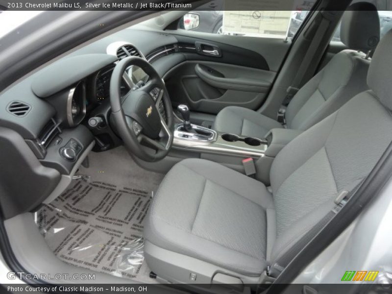 Silver Ice Metallic / Jet Black/Titanium 2013 Chevrolet Malibu LS