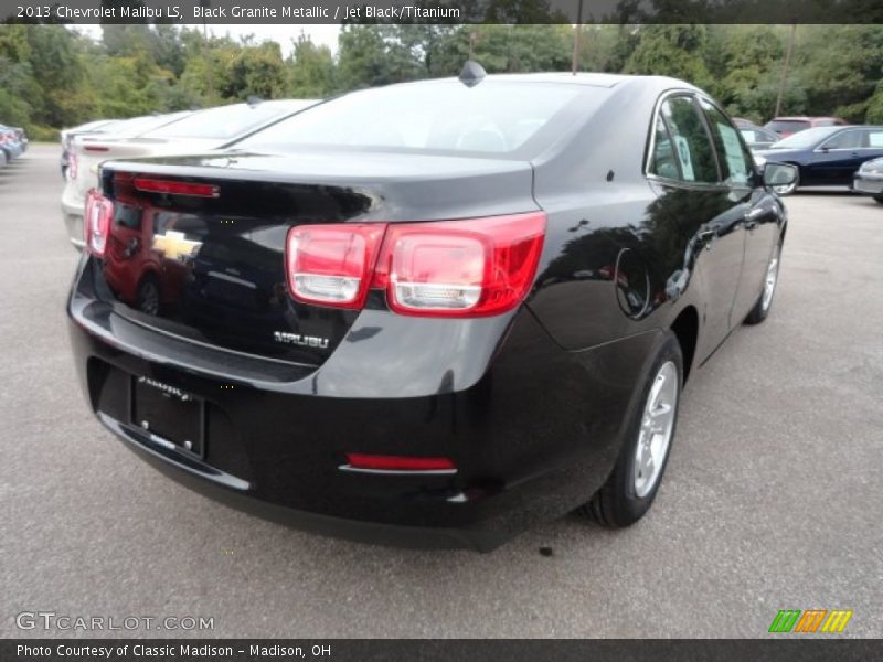 Black Granite Metallic / Jet Black/Titanium 2013 Chevrolet Malibu LS