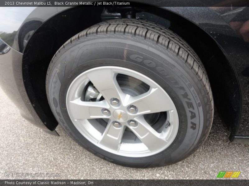 Black Granite Metallic / Jet Black/Titanium 2013 Chevrolet Malibu LS