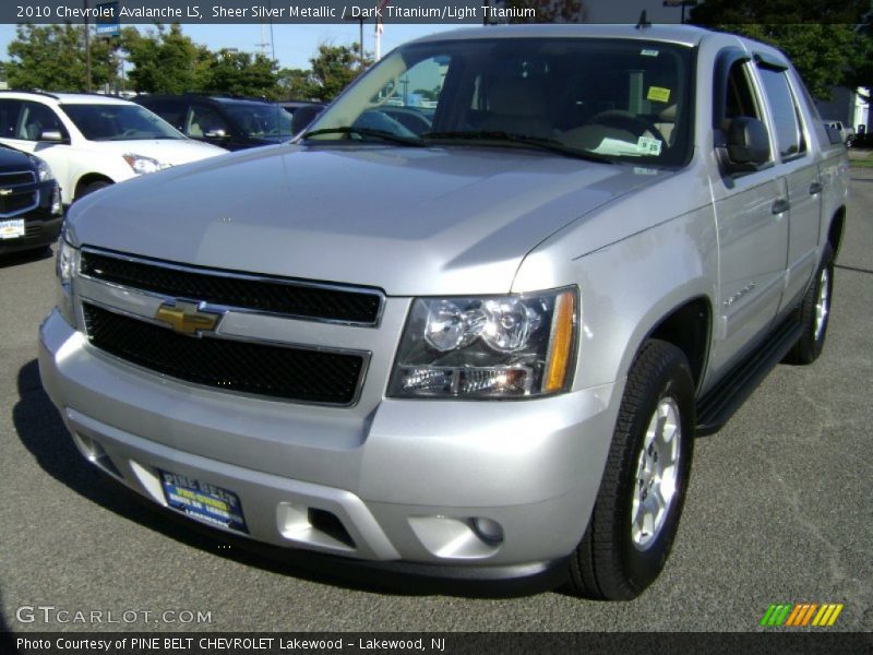 Sheer Silver Metallic / Dark Titanium/Light Titanium 2010 Chevrolet Avalanche LS