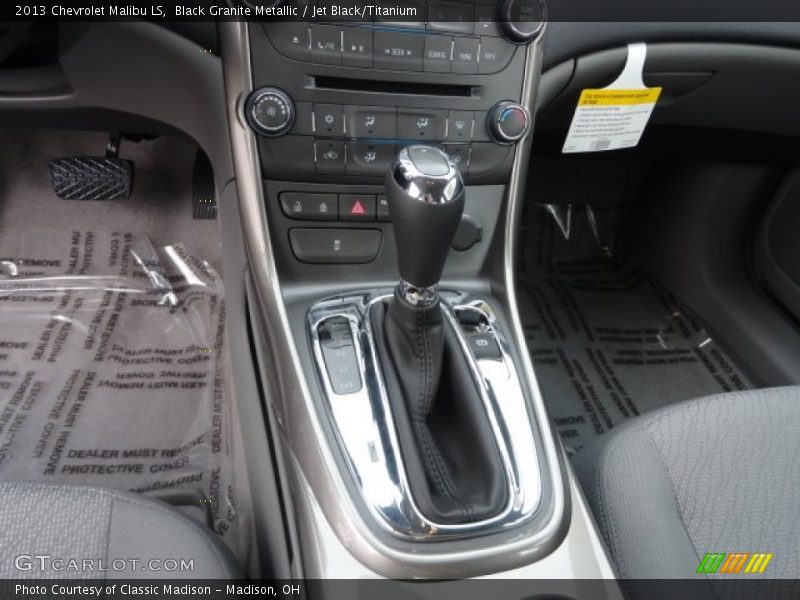 Black Granite Metallic / Jet Black/Titanium 2013 Chevrolet Malibu LS