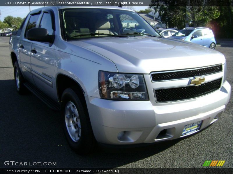 Sheer Silver Metallic / Dark Titanium/Light Titanium 2010 Chevrolet Avalanche LS