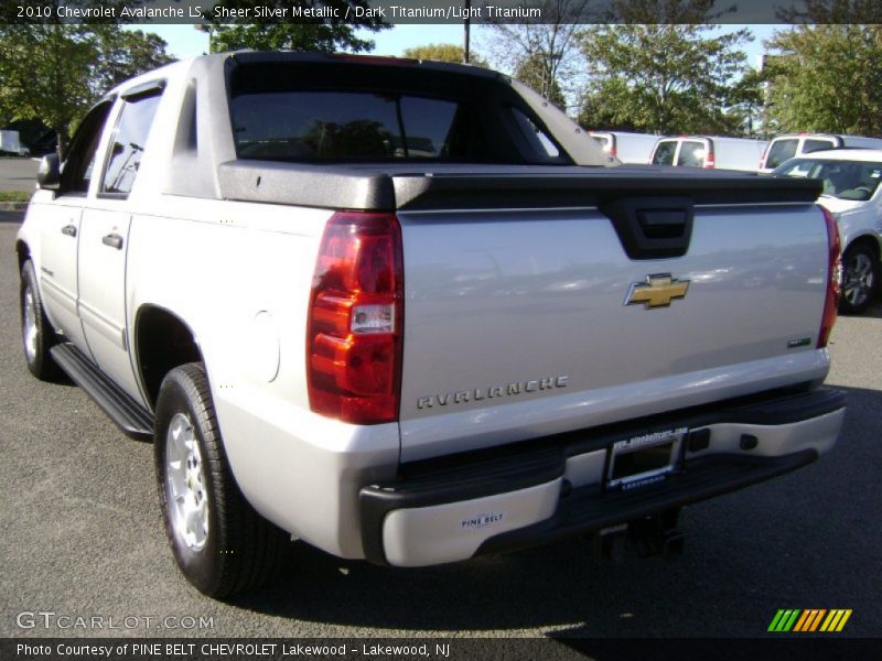 Sheer Silver Metallic / Dark Titanium/Light Titanium 2010 Chevrolet Avalanche LS