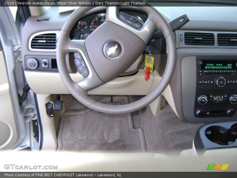 Sheer Silver Metallic / Dark Titanium/Light Titanium 2010 Chevrolet Avalanche LS