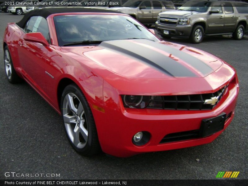 Victory Red / Black 2011 Chevrolet Camaro LT/RS Convertible