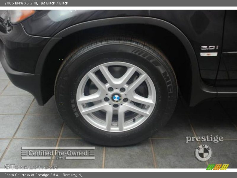 Jet Black / Black 2006 BMW X5 3.0i