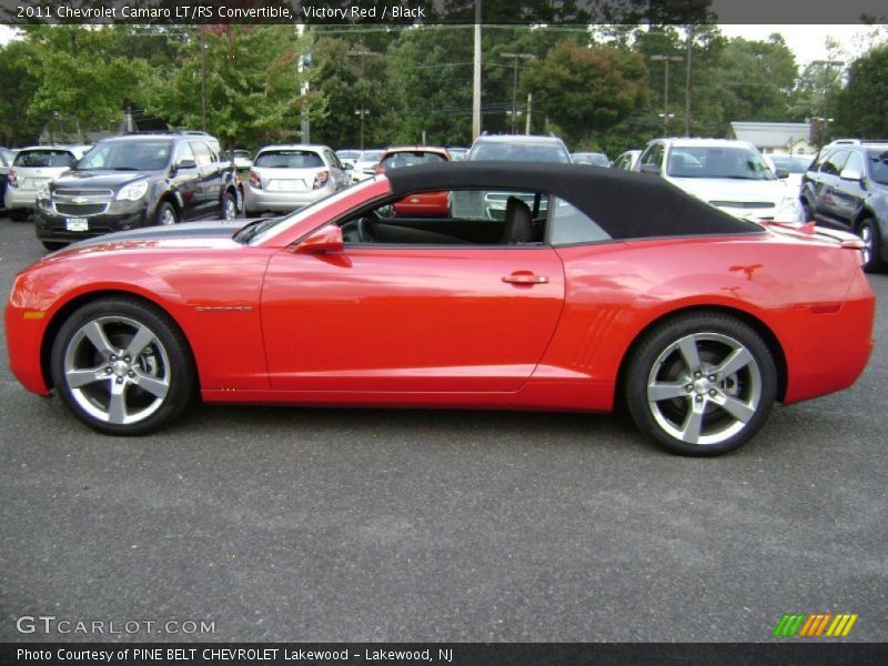 Victory Red / Black 2011 Chevrolet Camaro LT/RS Convertible