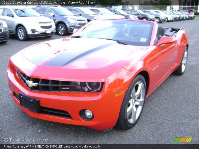 Victory Red / Black 2011 Chevrolet Camaro LT/RS Convertible