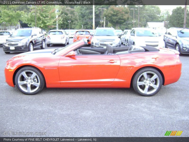 Victory Red / Black 2011 Chevrolet Camaro LT/RS Convertible
