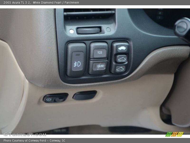 White Diamond Pearl / Parchment 2003 Acura TL 3.2