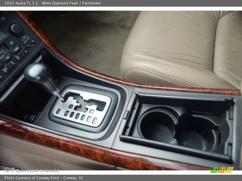 White Diamond Pearl / Parchment 2003 Acura TL 3.2