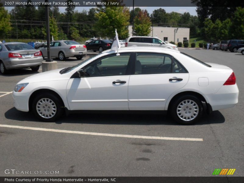 Taffeta White / Ivory 2007 Honda Accord Value Package Sedan