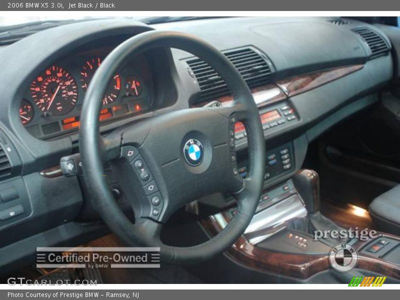 Jet Black / Black 2006 BMW X5 3.0i